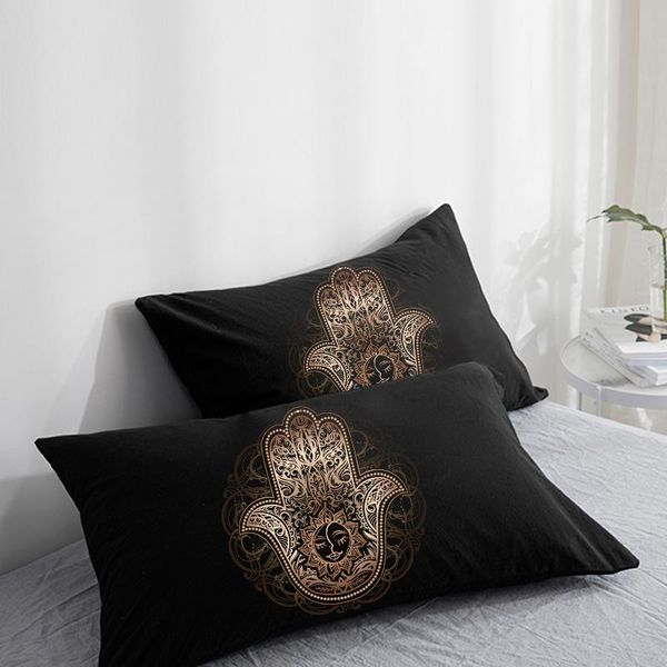 pillow case decorative cover custom 3d pillowcase 50x70 50x75 50x80 70x70 golden hamsa hand on black bedding
pillow case decorative cover custom 3d pillowcase 50x70 50x75 50x80 70x70 golden hamsa hand on black bedding