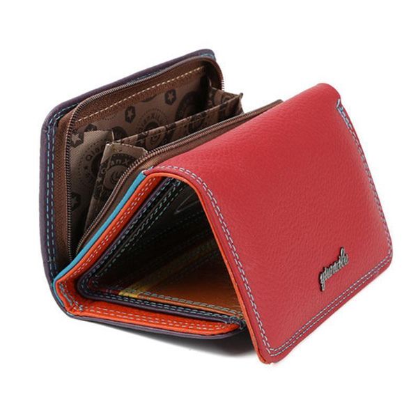 soft geniune leather womens wallet women purse fashion tri folds clutch for girls coin card holders female, Red;black
soft geniune leather womens wallet women purse fashion tri folds clutch for girls coin card holders female, Red;black