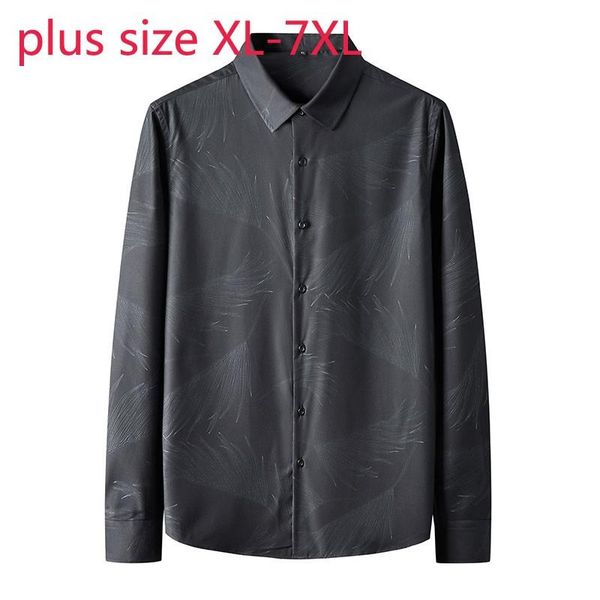 men's casual shirts arrival super alrge spring and autumn youth fashion printed long sleeve plus size xl 2xl 3xl 4xl 5xl 6xl 7xl, White;black
men's casual shirts arrival super alrge spring and autumn youth fashion printed long sleeve plus size xl 2xl 3xl 4xl 5xl 6xl 7xl, White;black