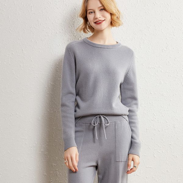 women's two piece pants sweater warm women's knitted round collar winter base clothes 100% cashmere s, White
women's two piece pants sweater warm women's knitted round collar winter base clothes 100% cashmere s, White