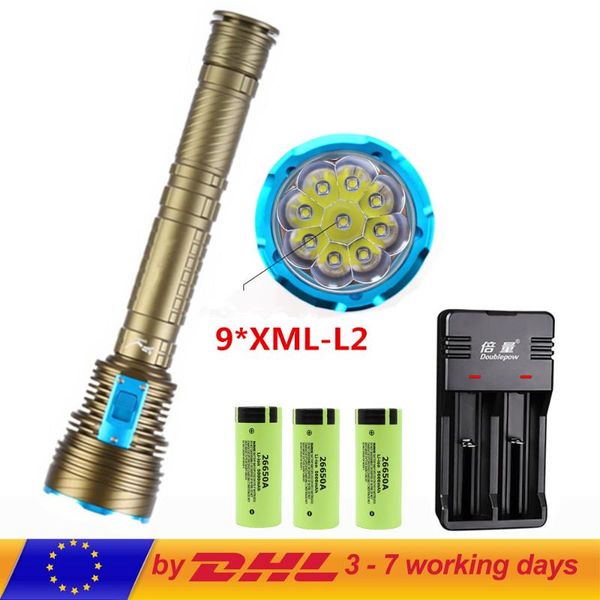 scuba waterproof xm-9l2 led diving underwater lamp torch flashlights 250m diver lanterna torches
scuba waterproof xm-9l2 led diving underwater lamp torch flashlights 250m diver lanterna torches