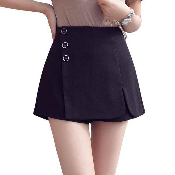 women's shorts high waist wide leg short pants 2021 a line irregular skirts buttons slit hem casual for women white, White;black
women's shorts high waist wide leg short pants 2021 a line irregular skirts buttons slit hem casual for women white, White;black