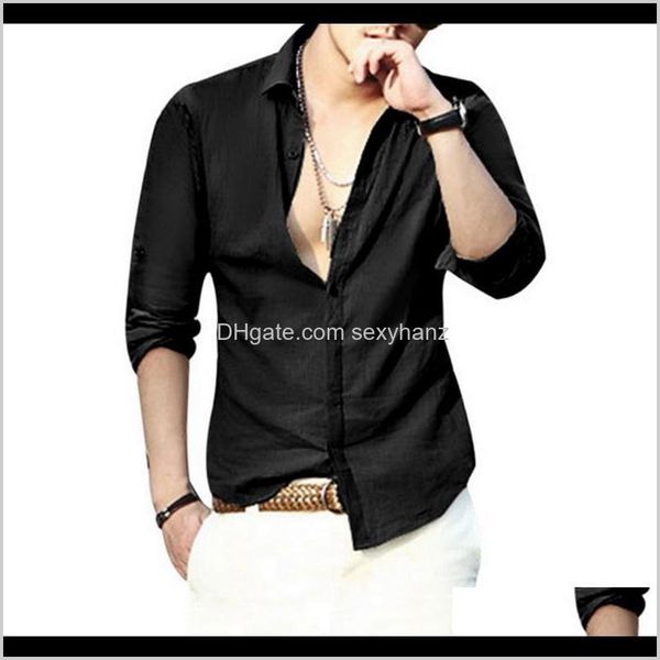 clothing apparel drop delivery 2021 long-sleeved linen lapel mens shirts loose quick-drying shirt casual solid street beach male nbj1m, White;black
clothing apparel drop delivery 2021 long-sleeved linen lapel mens shirts loose quick-drying shirt casual solid street beach male nbj1m, White;black