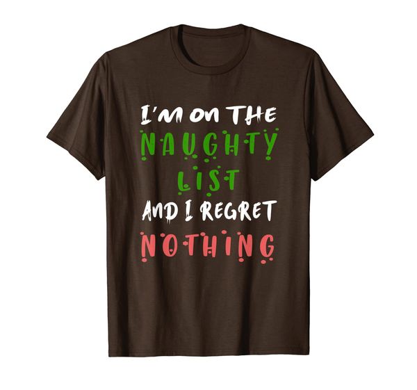 I'm on the Naughty List and I Regret Nothing Funny Xmas Gift T-Shirt, Mainly pictures
I'm on the Naughty List and I Regret Nothing Funny Xmas Gift T-Shirt, Mainly pictures
