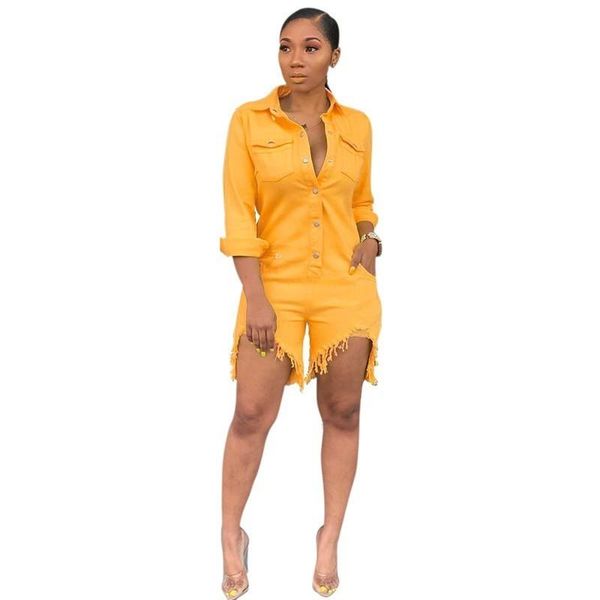 women's jumpsuits & rompers jeans jumpsuit 2021 summer fashion turn down collar long sleeve single breated tassels irregular short, Black;white
women's jumpsuits & rompers jeans jumpsuit 2021 summer fashion turn down collar long sleeve single breated tassels irregular short, Black;white