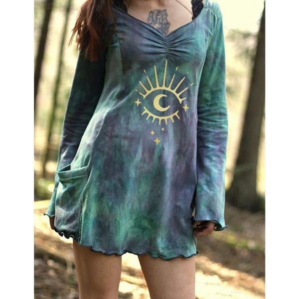 casual dresses women vintage dress long sleeve plus size print pockets a-line summer fashion womens mini, Black;gray
casual dresses women vintage dress long sleeve plus size print pockets a-line summer fashion womens mini, Black;gray