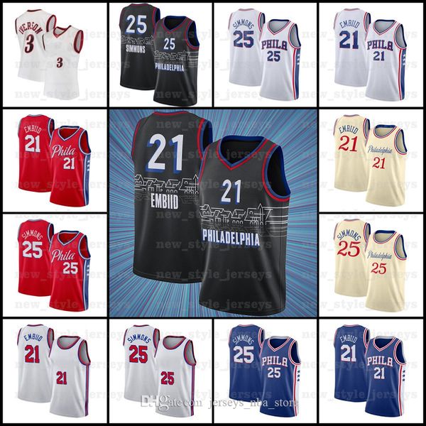 21 joel 25 ben embiid simmons iverson 3 allen jerseys n basketball julius 76e rs erving jersey, Black;red
21 joel 25 ben embiid simmons iverson 3 allen jerseys n basketball julius 76e rs erving jersey, Black;red