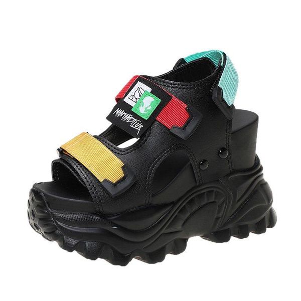 sandals women 2021 wedge platform shoes fashion buckle open toe high heel ladies sandal sport beach chunky sandalias mujer, Black
sandals women 2021 wedge platform shoes fashion buckle open toe high heel ladies sandal sport beach chunky sandalias mujer, Black