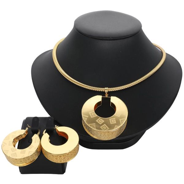 earrings & necklace fashion gold plated jewelry set zircon braided sets african women's accessories, Silver
earrings & necklace fashion gold plated jewelry set zircon braided sets african women's accessories, Silver