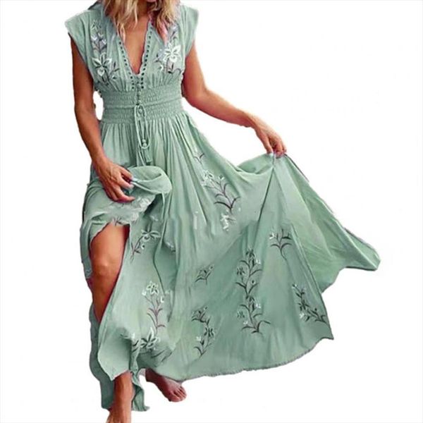 maxi sleeveless v neck floral womens dress print large hem long for party, Black;gray
maxi sleeveless v neck floral womens dress print large hem long for party, Black;gray