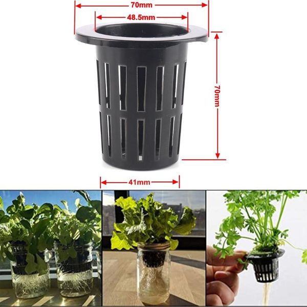 25pcs grow basket black hydroponic pot durable suitable for cloning machine planters & pots
25pcs grow basket black hydroponic pot durable suitable for cloning machine planters & pots