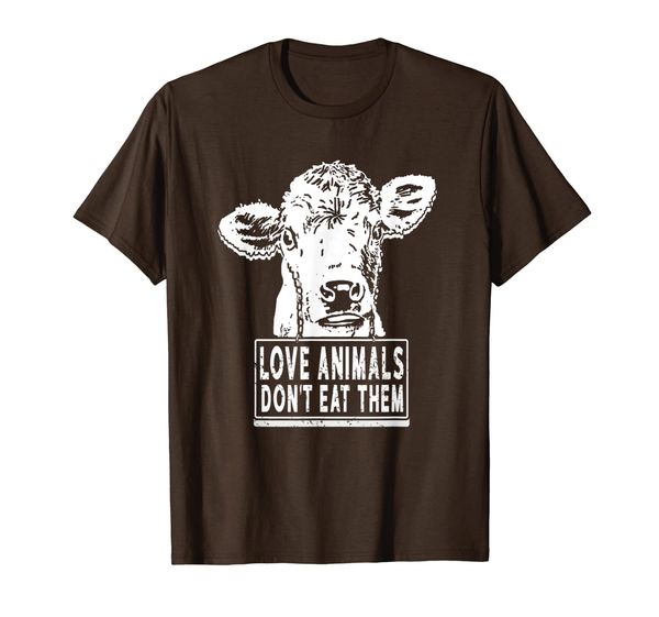 Funny Cows Tees Love Animals Don't Eat Them Vegan Vegetarian T-Shirt, Mainly pictures
Funny Cows Tees Love Animals Don't Eat Them Vegan Vegetarian T-Shirt, Mainly pictures