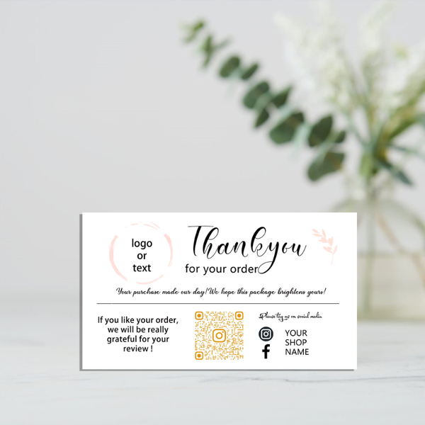 greeting cards mini thank you for your order qr code custom business card care insert shopping note social media
greeting cards mini thank you for your order qr code custom business card care insert shopping note social media