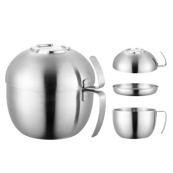dinnerware sets 304 portable stainless steel instant noodle bowl outdoor picnic student lunch bento box tableware
dinnerware sets 304 portable stainless steel instant noodle bowl outdoor picnic student lunch bento box tableware
