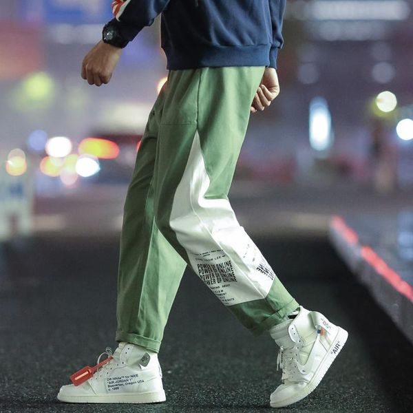 men's pants men streetwear mens joggers harem hip hop tactical 2021 autumn plus size patchwork hit color casual, Black
men's pants men streetwear mens joggers harem hip hop tactical 2021 autumn plus size patchwork hit color casual, Black