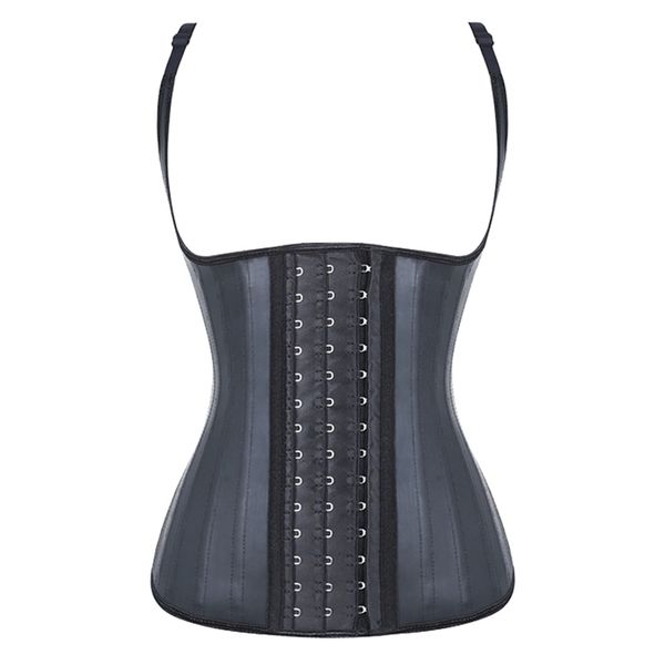 25 steel bones latex vest waist trainer slimming underwear body shaper cincher slimming belt modeling strap shapers 210402, Black;white
25 steel bones latex vest waist trainer slimming underwear body shaper cincher slimming belt modeling strap shapers 210402, Black;white