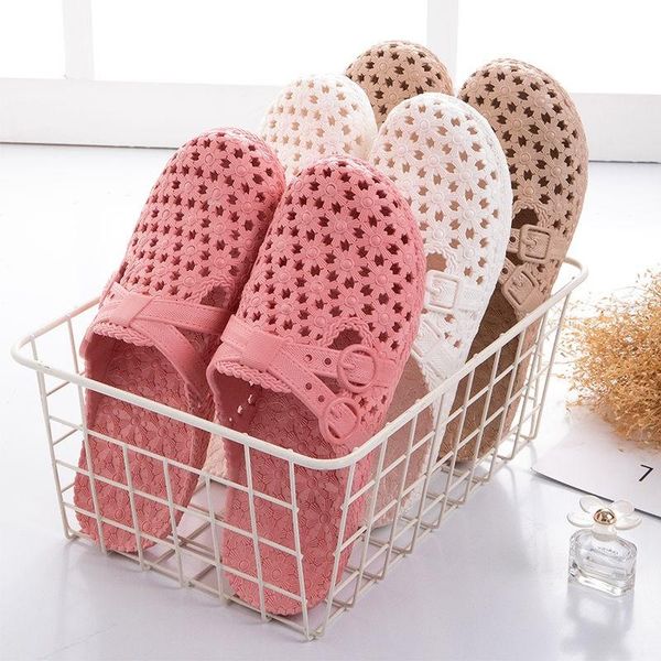 women slipper fashion beach bathroom indoor garden wear non-slip hollow out breathable home shoes pvc slippers, Black
women slipper fashion beach bathroom indoor garden wear non-slip hollow out breathable home shoes pvc slippers, Black