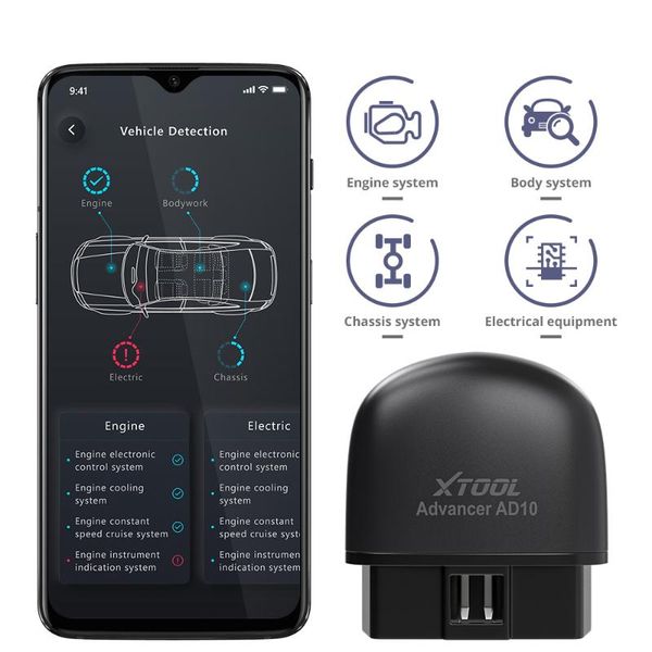 code readers & scan tools xtool ad10 obd2 diagnostic scanner bluetooth-compatible elm327 read work car fault scanning detection instrument
code readers & scan tools xtool ad10 obd2 diagnostic scanner bluetooth-compatible elm327 read work car fault scanning detection instrument
