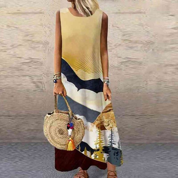 vintage floral printed women sleeveless sundress summer loose casual beach long dress ladies bohemia maxi dresses party vestidos, Black;gray
vintage floral printed women sleeveless sundress summer loose casual beach long dress ladies bohemia maxi dresses party vestidos, Black;gray