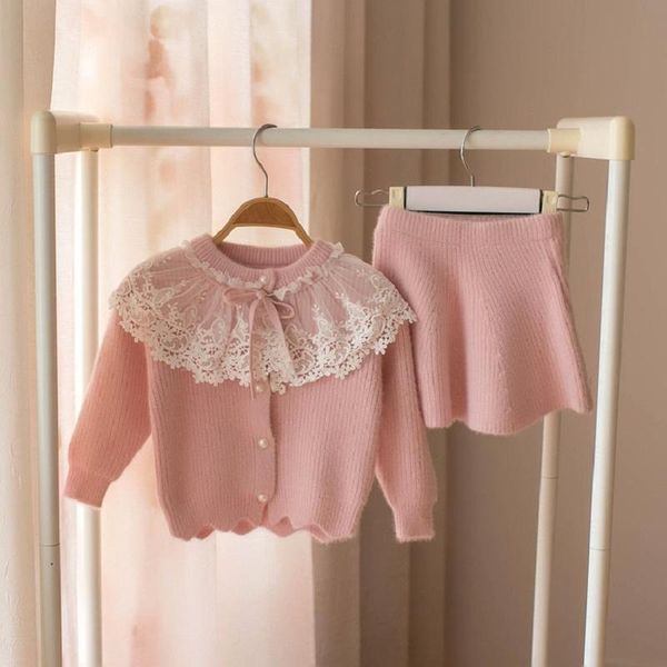 girl's dresses baby girls dress outfit lace kids autumn winter mink wool sweater for girl knitted children clothing set, Red;yellow
girl's dresses baby girls dress outfit lace kids autumn winter mink wool sweater for girl knitted children clothing set, Red;yellow