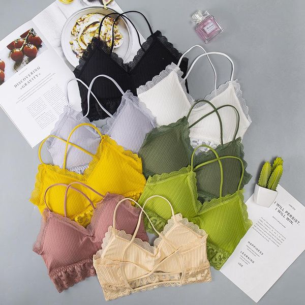 bras threaded lace bottoming with chest pad wire wrapped tube cross strap beautiful back sports bra female, Red;black
bras threaded lace bottoming with chest pad wire wrapped tube cross strap beautiful back sports bra female, Red;black