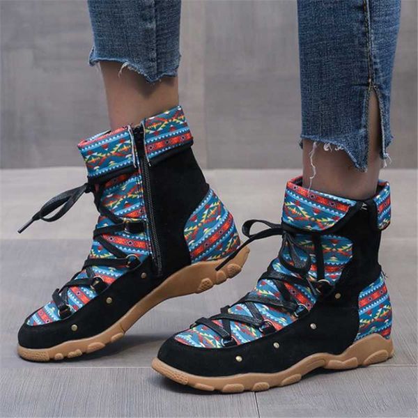 boots 2021 spring autumn mixed colors women's casual lace-up flat short retro round toe patchwork ankle zapatos mujer, Black
boots 2021 spring autumn mixed colors women's casual lace-up flat short retro round toe patchwork ankle zapatos mujer, Black