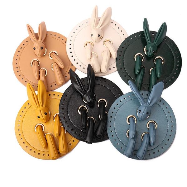 bag parts & accessories 2 pcs leather cover bottom hand woven fashion technology diy round plate with rope hole, Black
bag parts & accessories 2 pcs leather cover bottom hand woven fashion technology diy round plate with rope hole, Black