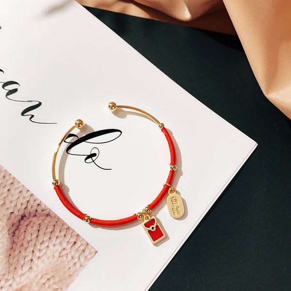 fashion accessory 2020 new mouse yuanbao benmingnian knitting rope women's net red korean bracelet jewelry 1iofm, Slivery;golden
fashion accessory 2020 new mouse yuanbao benmingnian knitting rope women's net red korean bracelet jewelry 1iofm, Slivery;golden