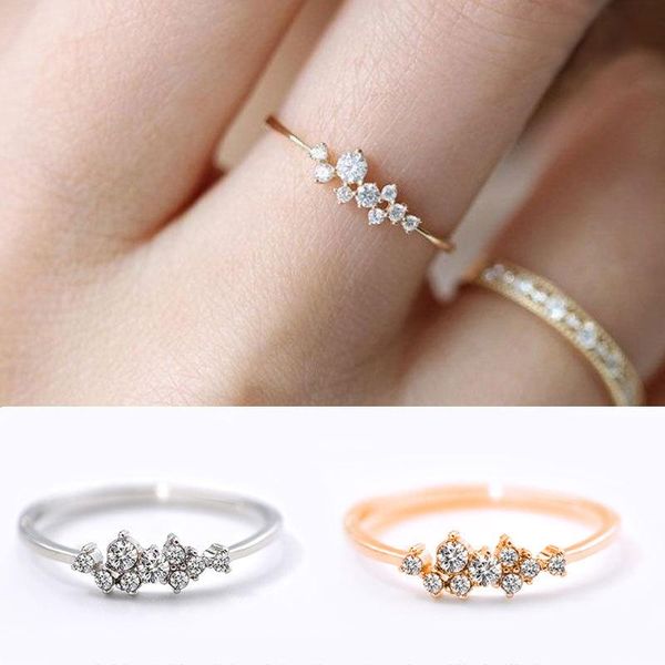 wedding rings european and american plating 18k yellow gold diamond ring nine ladies tail jewelry gift, Slivery;golden
wedding rings european and american plating 18k yellow gold diamond ring nine ladies tail jewelry gift, Slivery;golden