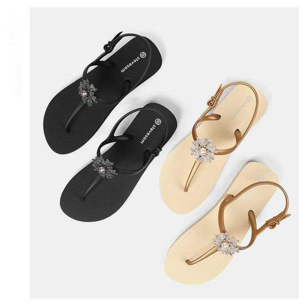 slippers 2021 summer vacation bohemian rhinestone flip flops flat women's beach sandals comfortable party heel shoes 35-39 sizes, Black
slippers 2021 summer vacation bohemian rhinestone flip flops flat women's beach sandals comfortable party heel shoes 35-39 sizes, Black