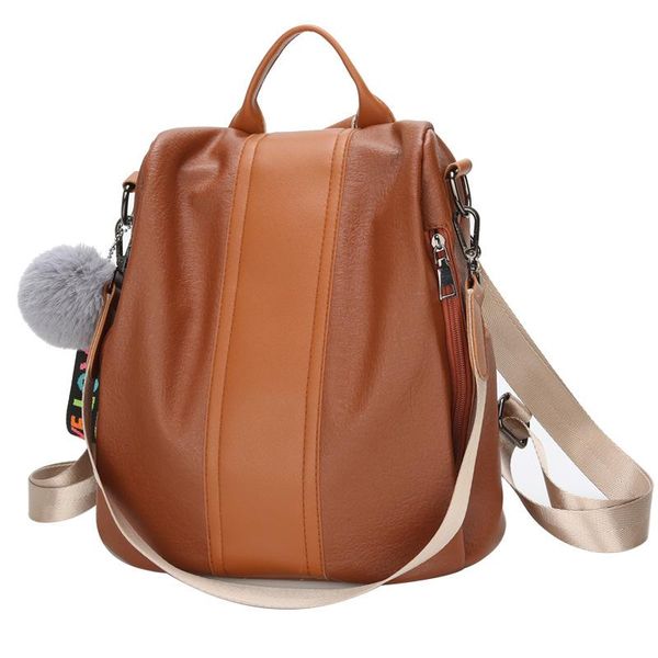 outdoor bags 2021 washed leather women's backpack women casual college wind bag tide school travel without hair ball
outdoor bags 2021 washed leather women's backpack women casual college wind bag tide school travel without hair ball