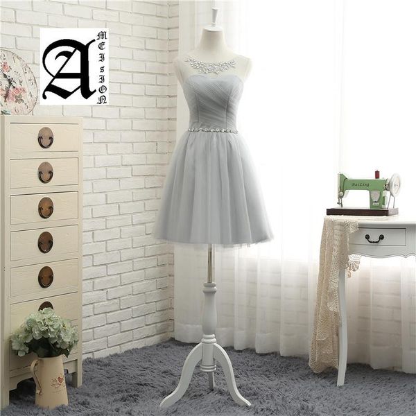 evening dresses ameision dress 2021 beading backless bride married banquet party formal elegant short prom, Black;red
evening dresses ameision dress 2021 beading backless bride married banquet party formal elegant short prom, Black;red
