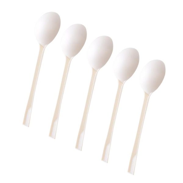 disposable flatware 100pcs 12x3.5cm soup spoon thicken tableware for home restaurant (beige)
disposable flatware 100pcs 12x3.5cm soup spoon thicken tableware for home restaurant (beige)