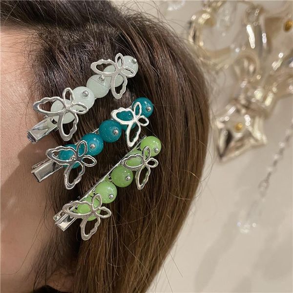 hair clips & barrettes korean vintage beaded hairpin metal butterfly clip for women girls fashion accessories side y2k jewelry gifts, Golden;silver
hair clips & barrettes korean vintage beaded hairpin metal butterfly clip for women girls fashion accessories side y2k jewelry gifts, Golden;silver