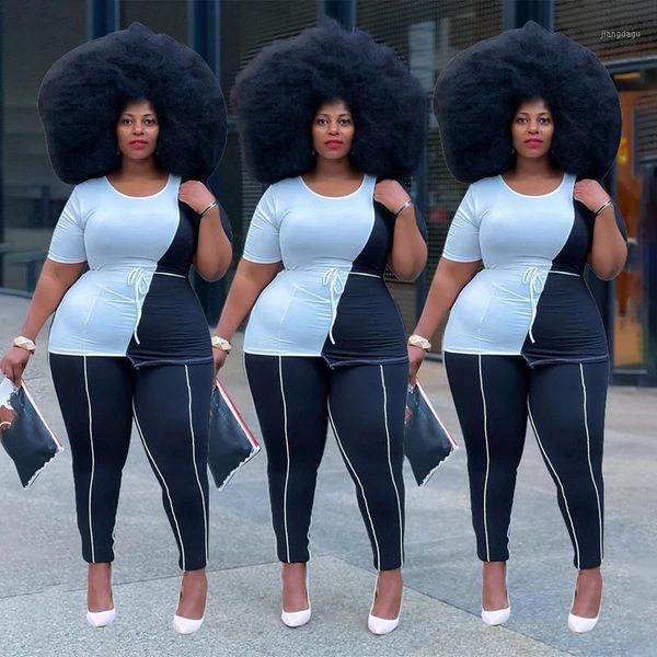 plus size tracksuits zkyzwx patchwork 2 piece set fall outfits for women short sleeve t shirt fitness pants tracksuit matching, Black
plus size tracksuits zkyzwx patchwork 2 piece set fall outfits for women short sleeve t shirt fitness pants tracksuit matching, Black