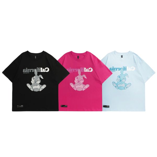 vamtac 2021 summer new street style cartoon rabbit letter print hip hop loose men's and women's short sleeves, White;black
vamtac 2021 summer new street style cartoon rabbit letter print hip hop loose men's and women's short sleeves, White;black
