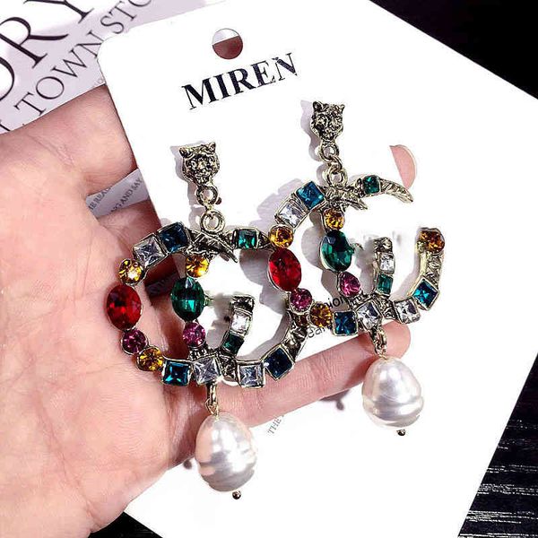 70% off colorful crystal exaggerated letter irregular pearl personalized earrings show face thin earrings, Golden
70% off colorful crystal exaggerated letter irregular pearl personalized earrings show face thin earrings, Golden