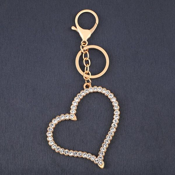 keychains big heart keychain accessories ring gold chain car bag charm key holder diy wholesale jewelry women gifts kcha10, Silver 
keychains big heart keychain accessories ring gold chain car bag charm key holder diy wholesale jewelry women gifts kcha10, Silver