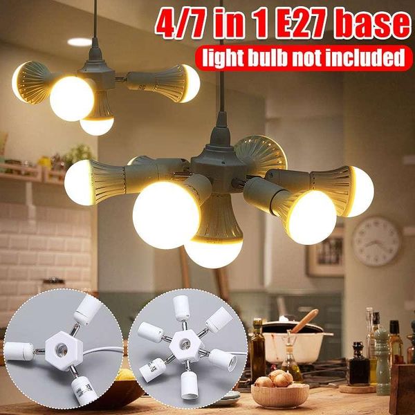 lamp holders & bases 100v-240v adjustable base 7 in 1 e27 socket holder bulb light hanging ceiling pendant adapter splitter
lamp holders & bases 100v-240v adjustable base 7 in 1 e27 socket holder bulb light hanging ceiling pendant adapter splitter