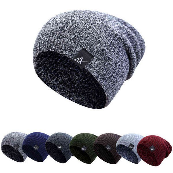 men baggy beanies winter warm hat women's outdoor bonnet skiing hat female soft acrylic slouchy knitted hat for boys y21111, Blue;gray
men baggy beanies winter warm hat women's outdoor bonnet skiing hat female soft acrylic slouchy knitted hat for boys y21111, Blue;gray