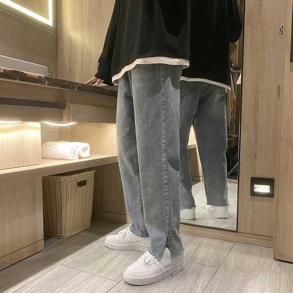 men's jeans spring and summer fashion brand loose straight leg floor dragging trousers baggy pants ropa de hombre factory, Blue
men's jeans spring and summer fashion brand loose straight leg floor dragging trousers baggy pants ropa de hombre factory, Blue