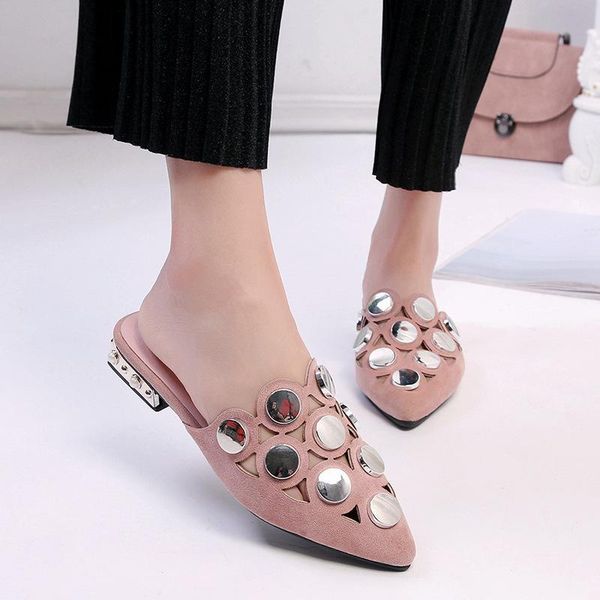 slippers summer women shoes fashion pearls sequins mules female half pointed toe flat sandals suede slides size 5, Black
slippers summer women shoes fashion pearls sequins mules female half pointed toe flat sandals suede slides size 5, Black