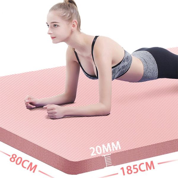 yoga mats 185 * 80cm 15mm mat thick and widened nbr anti-slip fitness gym pilates exercise healthy sport
yoga mats 185 * 80cm 15mm mat thick and widened nbr anti-slip fitness gym pilates exercise healthy sport