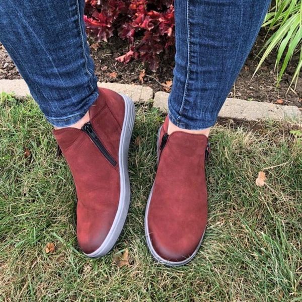 boots women warm pu ankle autumn winter female zipper flat casual shoes waterproof footwear for ladies fashion, Black
boots women warm pu ankle autumn winter female zipper flat casual shoes waterproof footwear for ladies fashion, Black