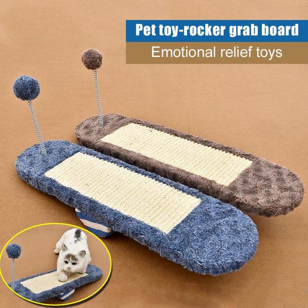 cat toys economical pet toy scratching interacting kitten seesaw sisal mat with ball exercise ds99
cat toys economical pet toy scratching interacting kitten seesaw sisal mat with ball exercise ds99