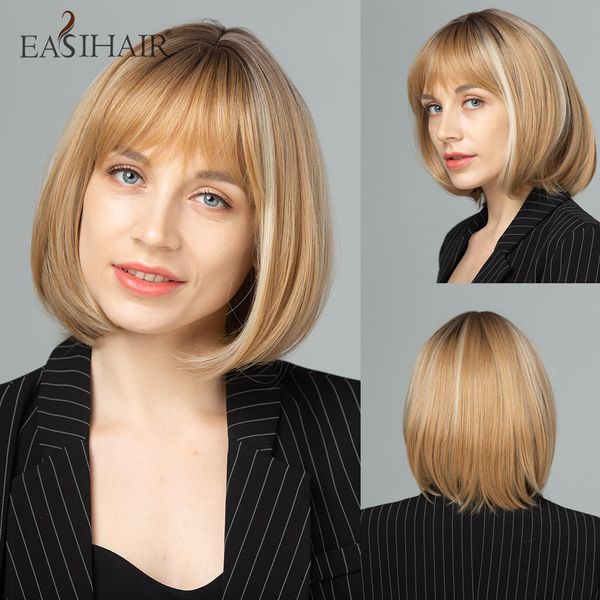 blonde ombre wigs futura hair wigs for women natural bob wigs with hightlight heat resistant cute cosplay synthetic wig, Black
blonde ombre wigs futura hair wigs for women natural bob wigs with hightlight heat resistant cute cosplay synthetic wig, Black