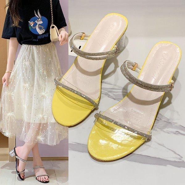 transparent cool women shoes woman mules 2021 summer crystal spike high heels buckle ladies slides slippers, Black
transparent cool women shoes woman mules 2021 summer crystal spike high heels buckle ladies slides slippers, Black