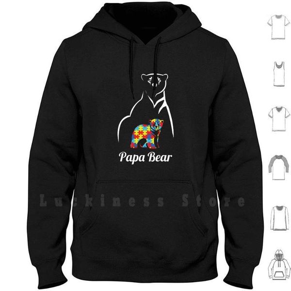 papa bear autism awareness autistic child gift hoodies autisitc kid men's & sweatshirts, Black
papa bear autism awareness autistic child gift hoodies autisitc kid men's & sweatshirts, Black