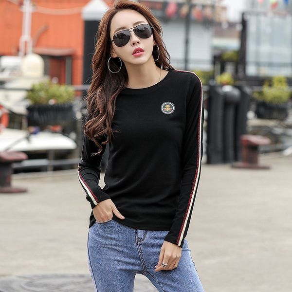 women's t-shirt plus size thin velvet winter long sleeve t women clothes cotton female stripe casual tee woman 2dbz, White
women's t-shirt plus size thin velvet winter long sleeve t women clothes cotton female stripe casual tee woman 2dbz, White