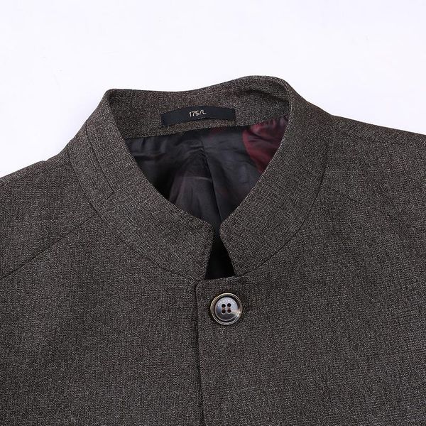 men's jackets winter autumn and dark coat pure single chest 4xl 50% discount, Black;brown